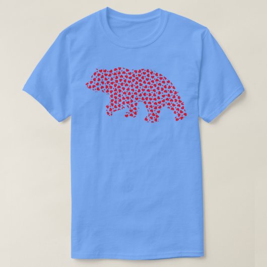 Beer Lover Funny Hearts Love Beer Valentijnsdag T-shirt (Design voorkant)