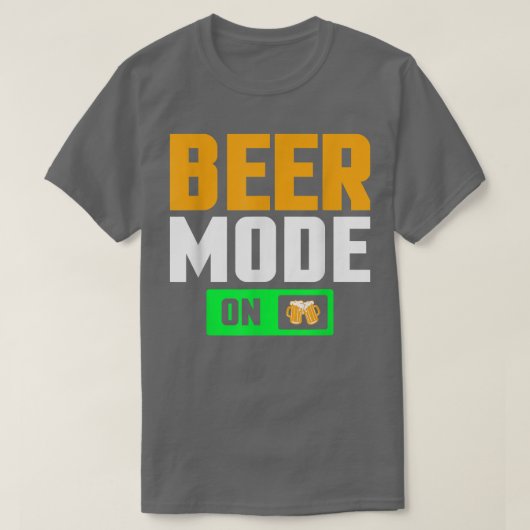 Beer Lover Funny Joke Drink Mannen Groom Bachelor T-shirt (Design voorkant)