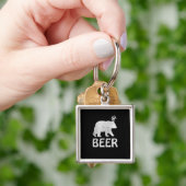 Beer Lover | Giraffe Beer Lover Sleutelhanger (Hand)