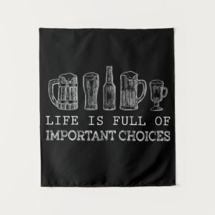 Beer Lover   Important Choices Beer Wandkleed