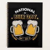 Beer Lover | Nationale dag van de bier Planner (Voorkant)