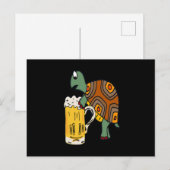 Beer Lover | Schortelen Aankondigingskaart (Voorkant / Achterkant)