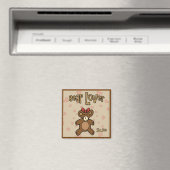 Beer Lover SQUARE Refridgerator Magnet (Insitu (Vaatwasser))