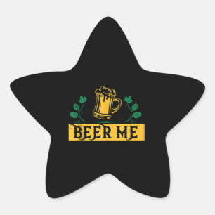 Beer Lovers   Beer-mij-offertes Ster Sticker