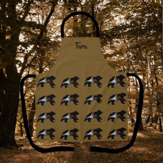 Beer Lover's "Beren met bergen" Apron Schort