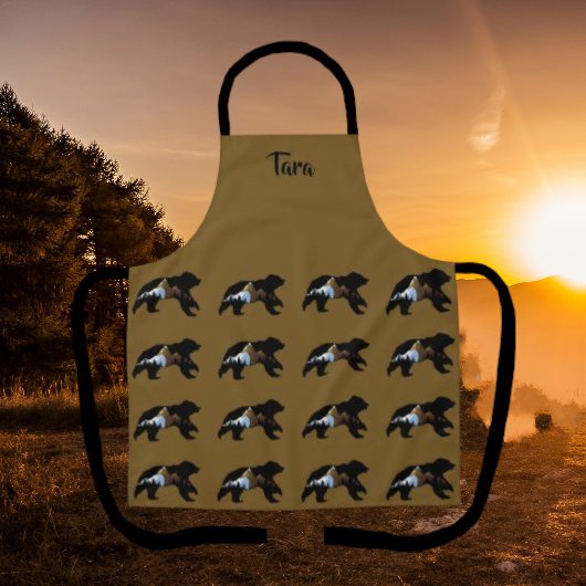 Beer Lover's "Beren met bergen" Apron Schort