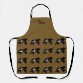 Beer Lover's "Beren met bergen" Apron Schort (Voorkant)
