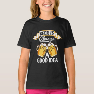 Beer Lovers| Bier is altijd een goed idee T-shirt