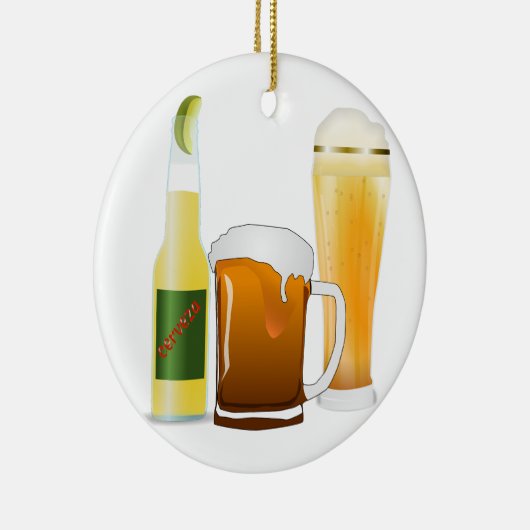 Beer Lovers Day Keramisch Ornament (Rechts)