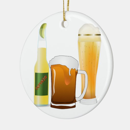 Beer Lovers Day Keramisch Ornament (Links)