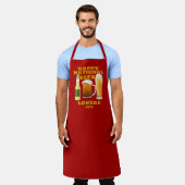 Beer Lovers Day Schort (Gedragen)