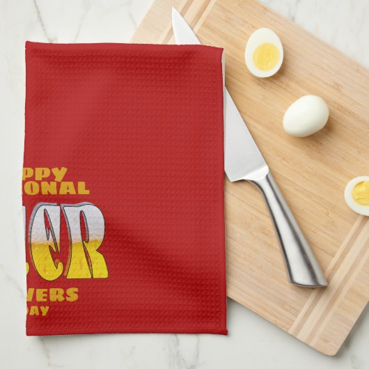 Beer Lovers Day Theedoek (Quarter Fold)