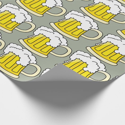 Beer Lovers Funny Beer Mok Cadeaupapier (Hoek)