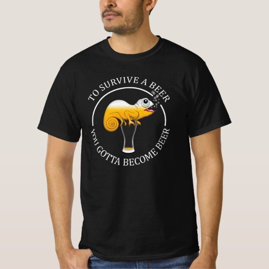 Beer Lover's Funny Quote - Beer T-shirt (Voorkant)