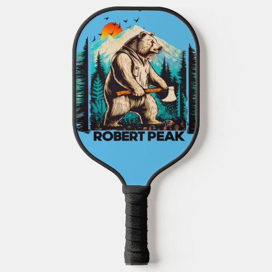 Beer Lover's Paradise: Wildlife Delights & Humor Pickleball Paddle (Voorkant)