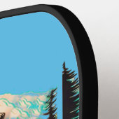 Beer Lover's Paradise: Wildlife Delights & Humor Pickleball Paddle (Links Detail)