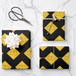 Beer Lovers-teken Inpakpapier Vel