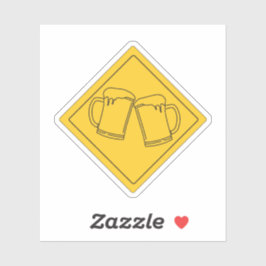 Beer Lovers-teken Sticker