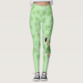 Beer Loving Irish Pin Up Leggings (Voorkant)