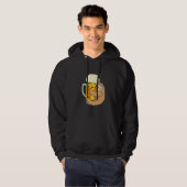 Beer Loving Sloth German Beer Festival Bavarian Hoodie (Voorkant volledig)