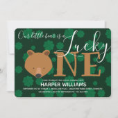 Beer Lucky One St Patrick's Day First Birthday Kaart (Voorkant)
