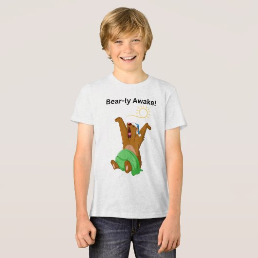 Beer-ly Ontwaakt! Tri-Blend Shirt (Voorkant volledig)