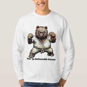 "Beer-ly verslaan karate" T-shirt