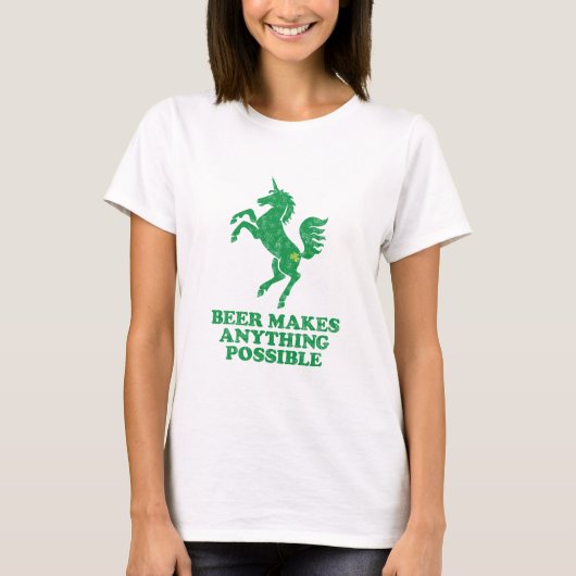 Beer maakt alles mogelijk t-shirt (Voorkant)