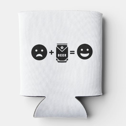 Beer maakt je glimlach-Koelbox Blikjeskoeler (Achterkant)