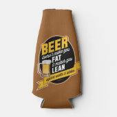 Beer maakt je lean flesjeskoeler (Voorkant)