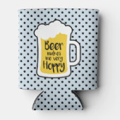 Beer maakt me Hoppy Blikjeskoeler (Voorkant)