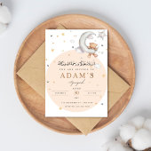 Beer, maan en sterren Aqeeqah Invitation Kaart