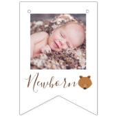 Beer Maandelijkse Foto eerste verjaardag Vlaggetjes (Tweede vlag)