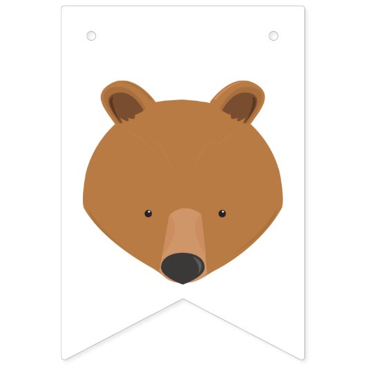 Beer maanden eerste verjaardag vlaggetjes (Eerste vlag)