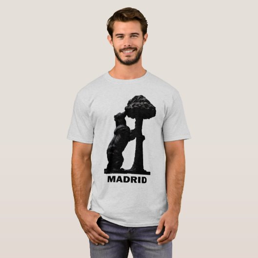Beer Madrid en de Madrono-boom T-shirt (Voorkant volledig)