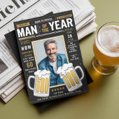 Beer Magazine Hoesje Grappige Mannen Verjaardag fo Kaart