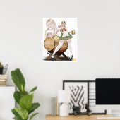 Beer Maiden Poster (Thuiskantoor)