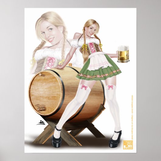 Beer Maiden Poster (Voorkant)