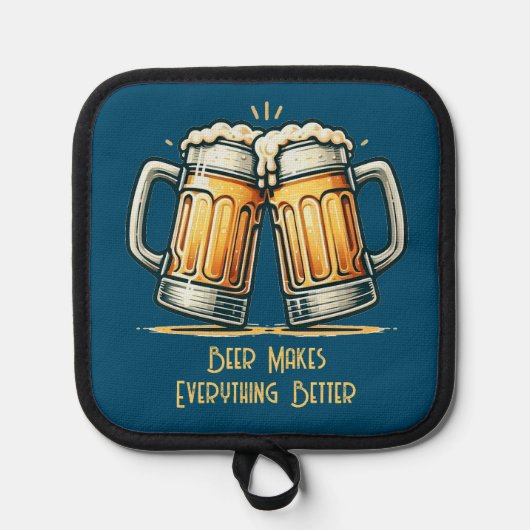 Beer Makes Everything Better Pannenlap (Voorkant)