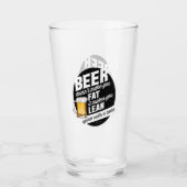 Beer Makes You Lean Glas (Voorkant)