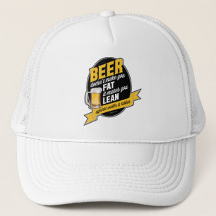 Beer Makes You Lean Trucker Pet