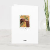 Beer mam- en snijschilderijen - Wildlife Art Kaart (Achterkant)