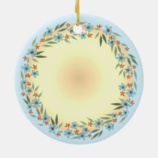 Beer mam Panda Keramisch Ornament (Achterkant)