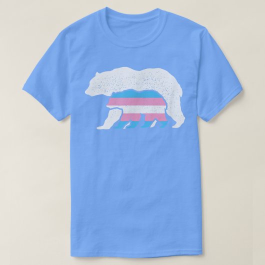 Beer mam Transgender Pride Cub LGBT Trans Pride Su T-shirt (Design voorkant)