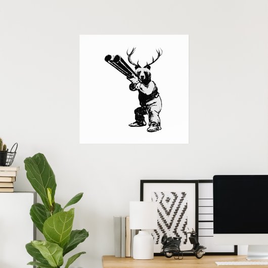 Beer Man Cave Poster (Thuiskantoor)