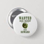 Beer Marktbeloning Ronde Button 5,7 Cm (Voorkant /achterkant)