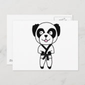 Beer Martial Arts Panda Briefkaart (Voorkant / Achterkant)