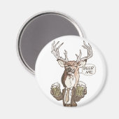 Beer me Beer Buck van Mudge Studios Magneet (Voorkant / Achterkant)
