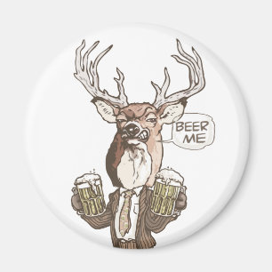 Beer me Beer Buck van Mudge Studios Magneet