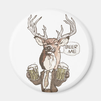 Beer me Beer Buck van Mudge Studios Magneet